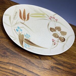 Vintage Red‎ Wing DINNER Plate Random Harvest Atomic MCM USA Dinnerware Supper